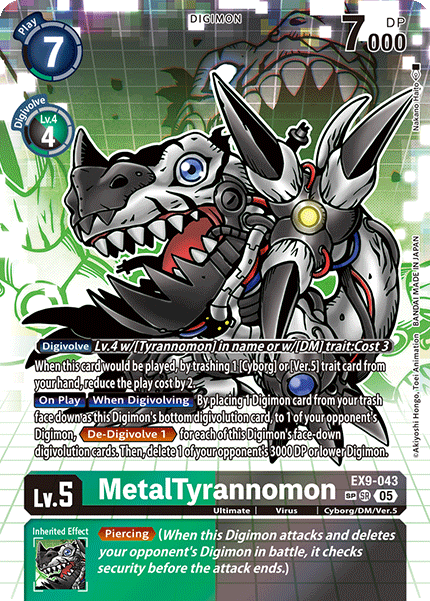 MetalTyrannomon EX9-043 (Alternate Art)2