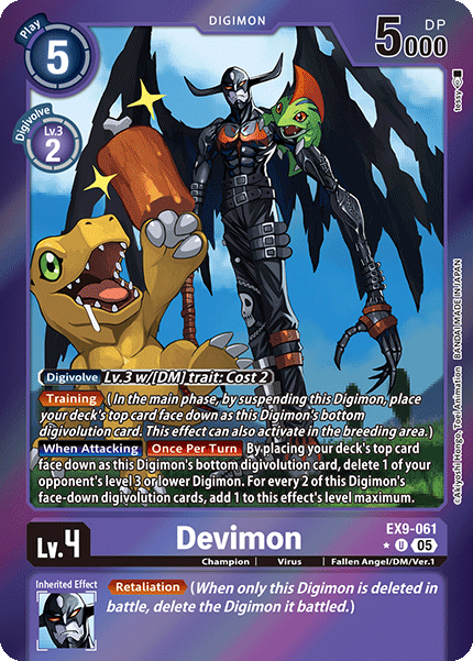 Devimon EX9-061 (Limited Uncommon)