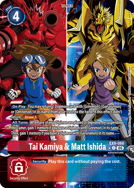 Tai Kamiya & Matt Ishida EX9-066 (Alternate Art)