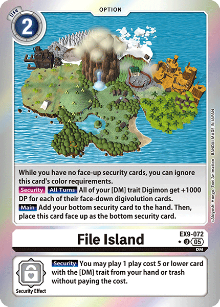 File Island EX9-072 (Limited Uncommon)