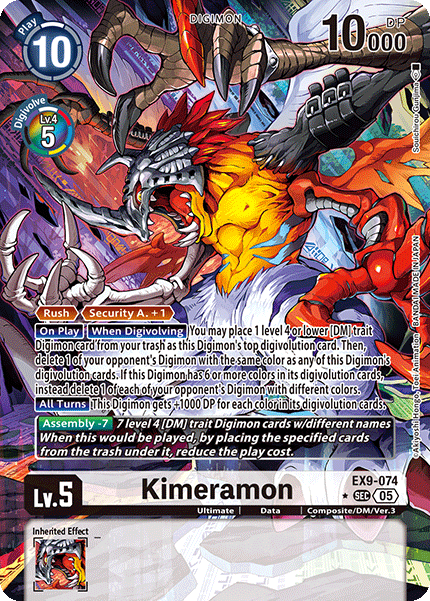 Kimeramon EX9-074 (Alternate Art)