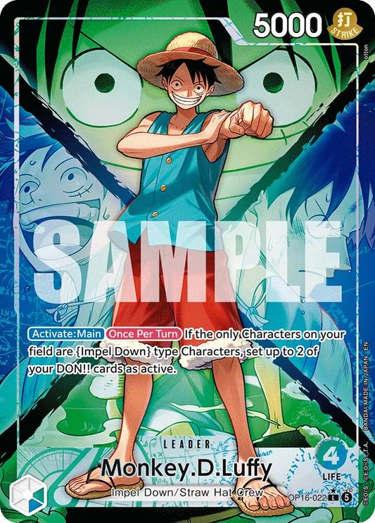 Monkey.D.Luffy OP16-022 (Alternate Art)