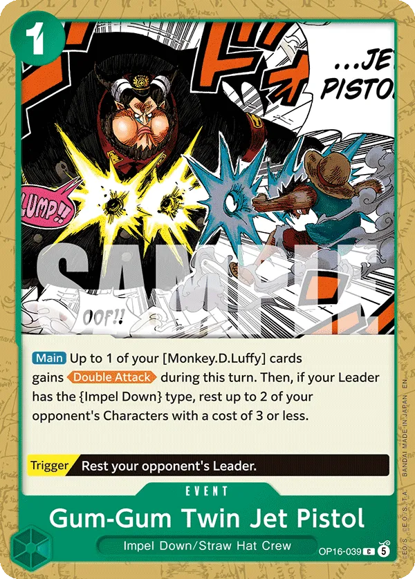 Gum-Gum Twin Jet Pistol OP16-039