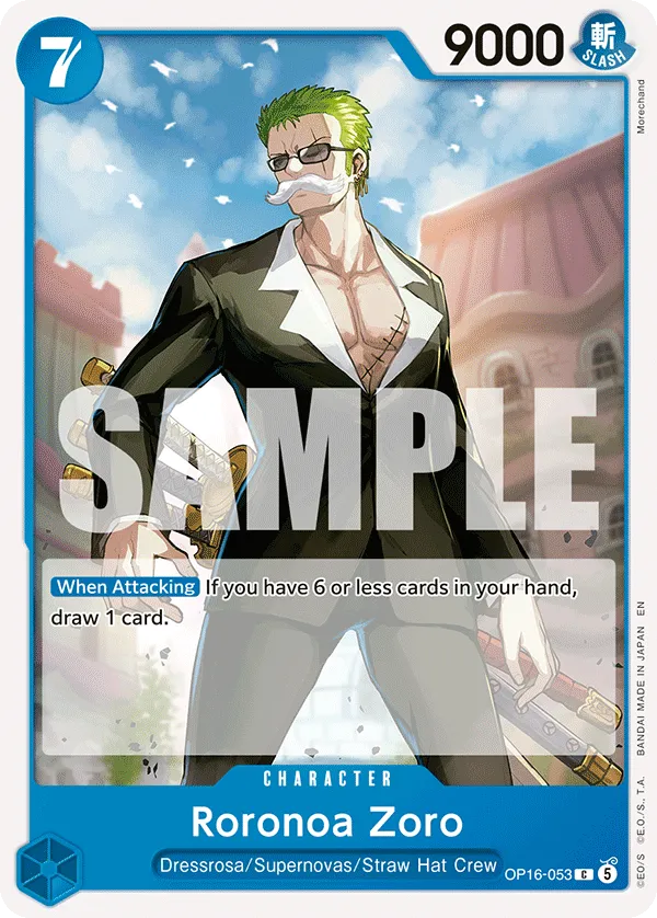 Roronoa Zoro OP16-053