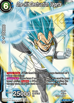 One-Hit Destruction Vegeta P-001