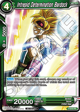 Intrepid Determination Bardock P-010
