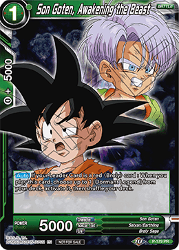 Son Goten, Awakening the Beast P-179