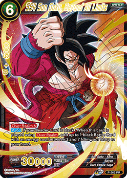 SS4 Son Goku, Beyond All Limits P-262 (Promo)