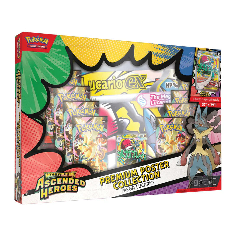 Pokémon Mega Evolution Ascended Heroes- Premium Poster Collection