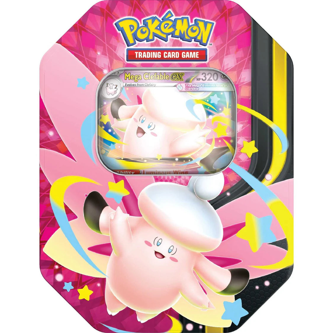 Pokémon TCG: Mega Moonlit Tins - Mega Clefable