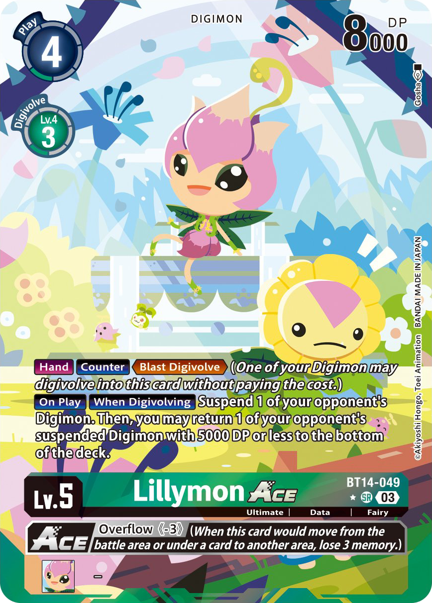 Lillymon Ace BT14-049 (Alternate Art)2