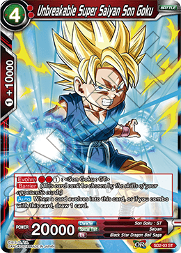 Unbreakable Super Saiyan Son Goku SD2-03