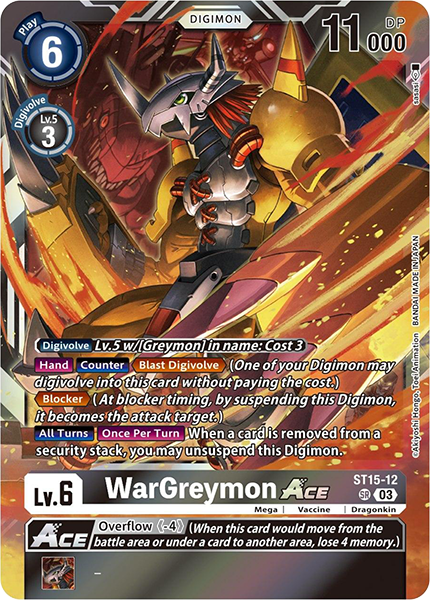 WarGreymon ACE ST15-12 (BT13 Promo)