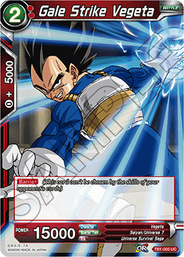 Gale Strike Vegeta TB1-005