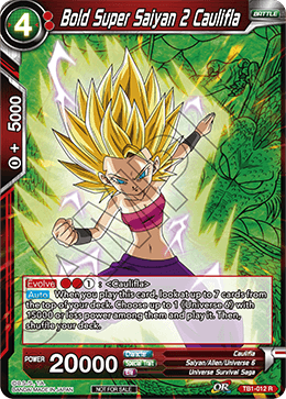 Bold Super Saiyan 2 Caulifla TB1-012 (Promo)