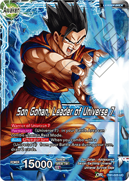 Son Gohan // Son Gohan, Leader of Universe 7 TB1-025