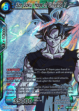 Son Goku, Hope of Universe 7 TB1-052 (Special Rare)