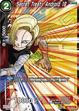 Secret Treaty Android 18 TB2-009