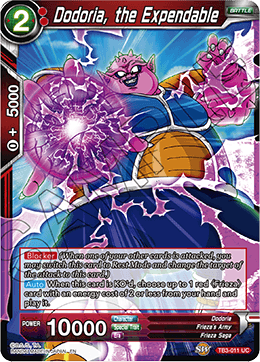 Dodoria, the Expendable TB3-011