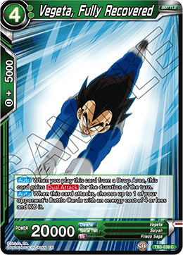 Vegeta, Fully Recovered TB3-039