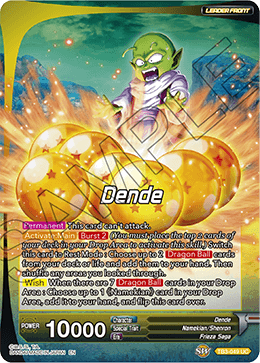 Dende // Piccolo, Brimming with Confidence TB3-049