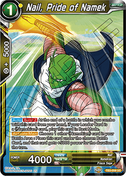 Nail, Pride of Namek TB3-058
