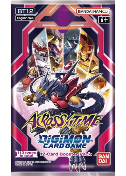 Digimon Card Game: Across Time (BT12) Booster Pack