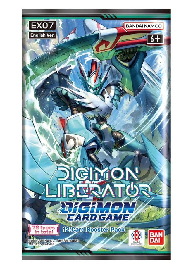 Digimon Card Game: Digimon Liberator Booster Pack (EX07)