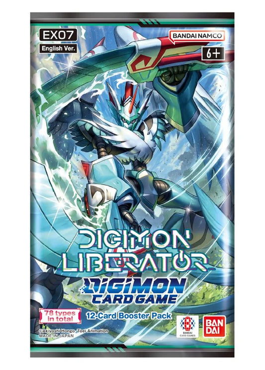 Digimon Card Game: Digimon Liberator Booster Pack (EX07)