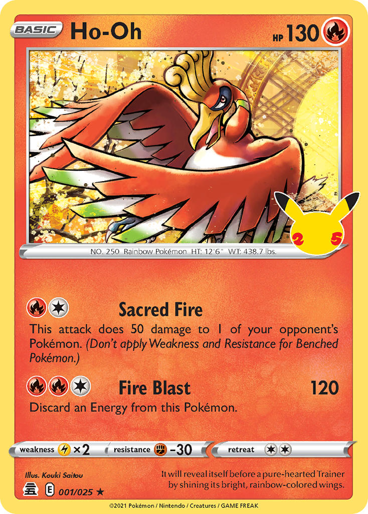Ho-Oh | Celebrations 001/025