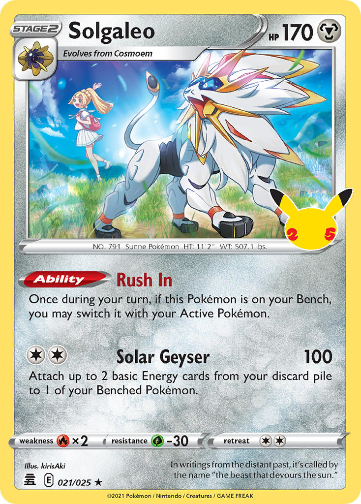 Solgaleo | Celebrations 021/025