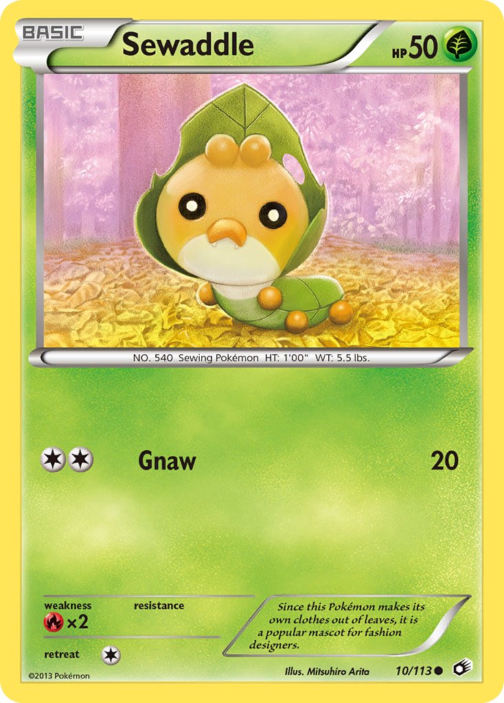 Sewaddle | Legendary Treasures 010/113