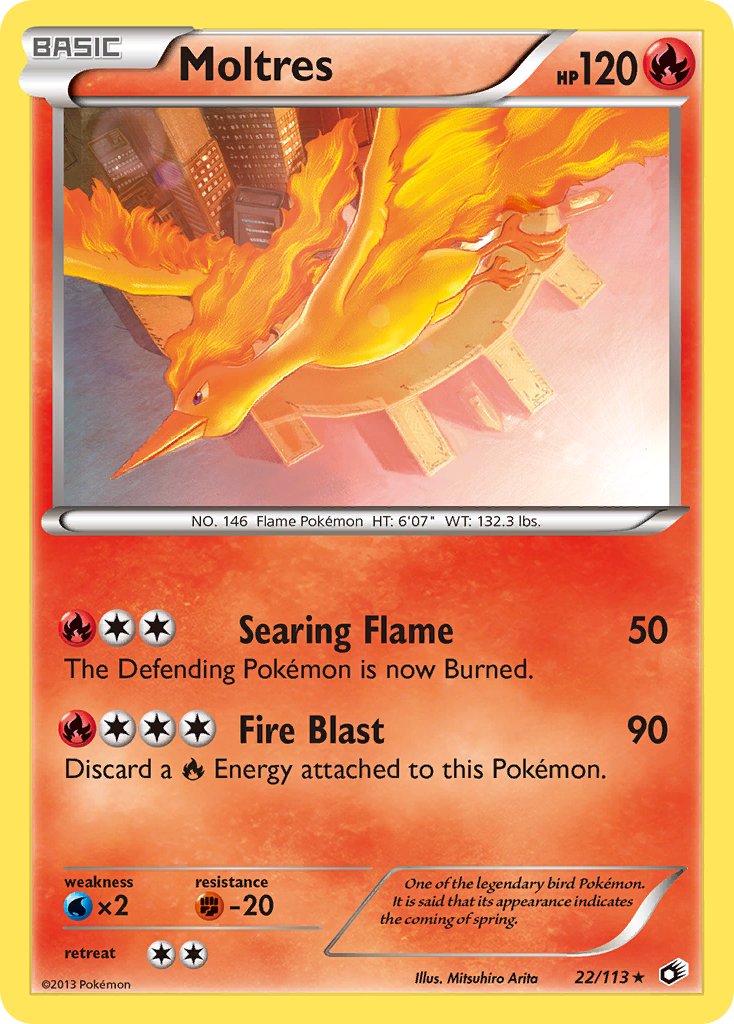 Moltres | Legendary Treasures 022/113