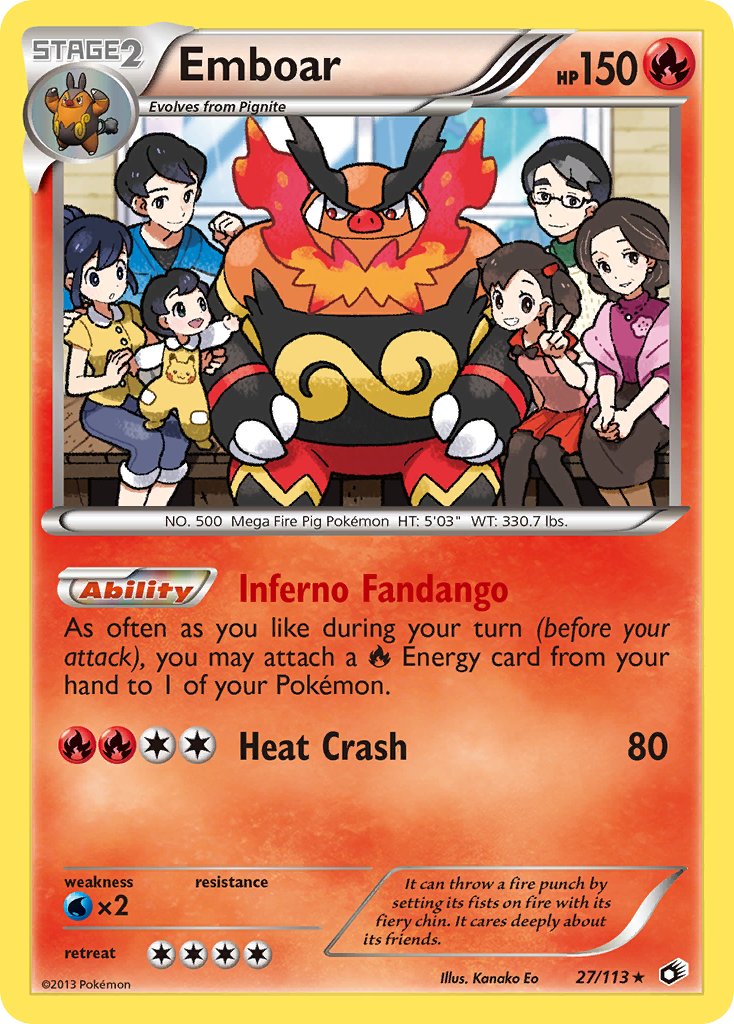 Emboar | Legendary Treasures 027/113