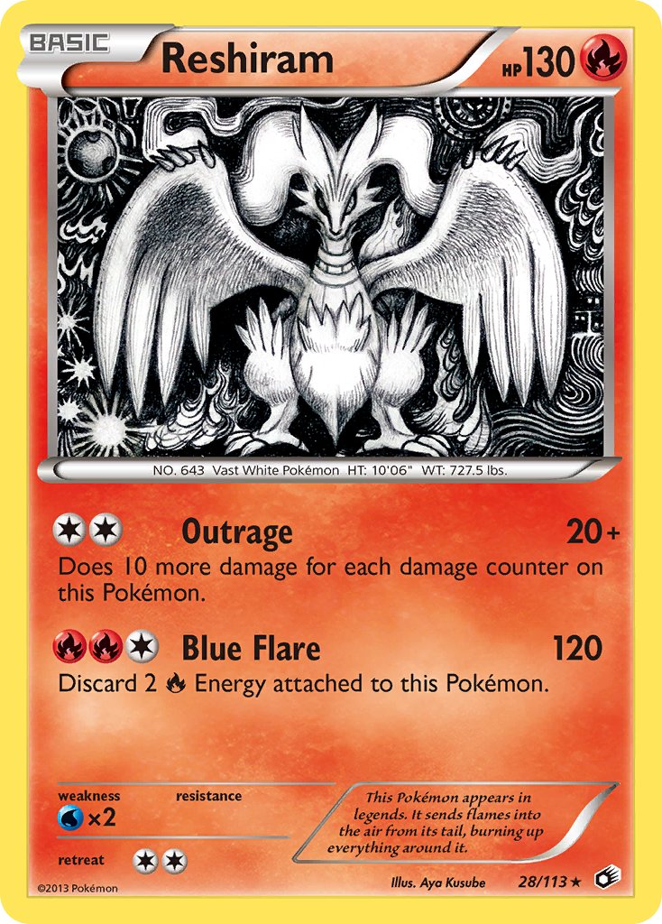 Reshiram | Legendary Treasures 028/113