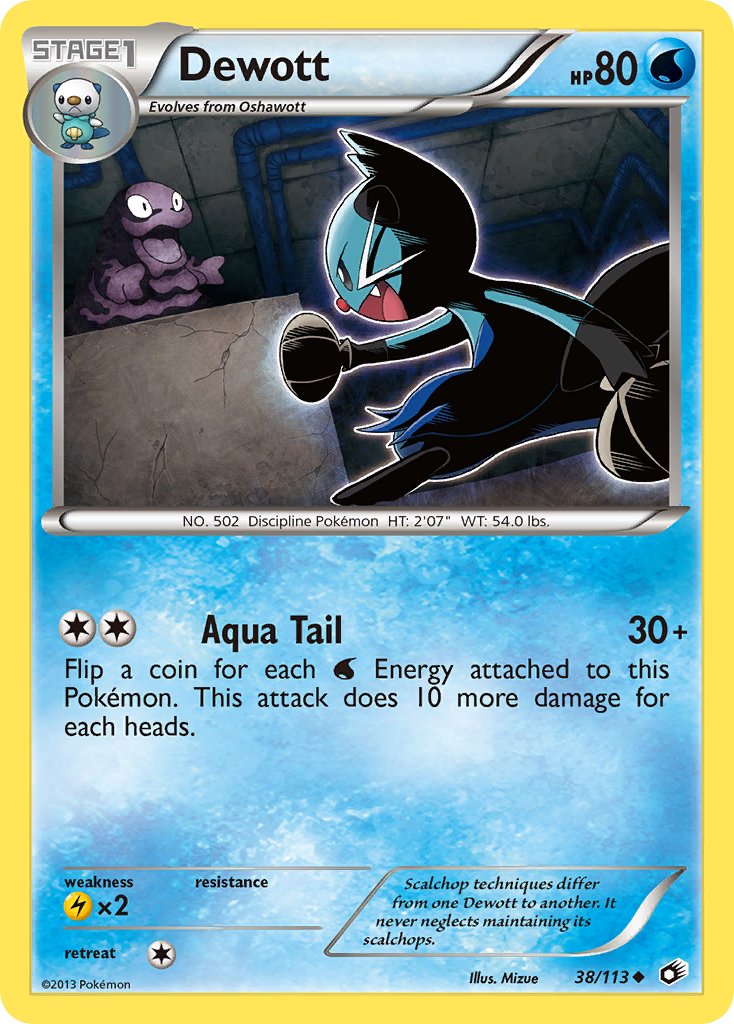 Dewott | Legendary Treasures 038/113