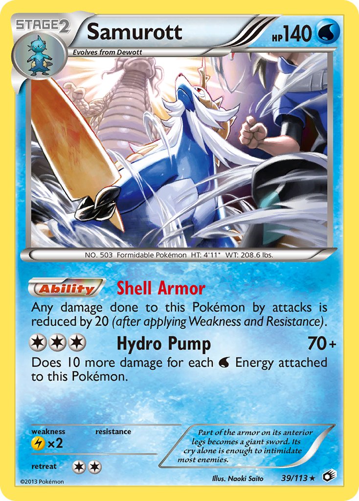Samurott | Legendary Treasures 039/113