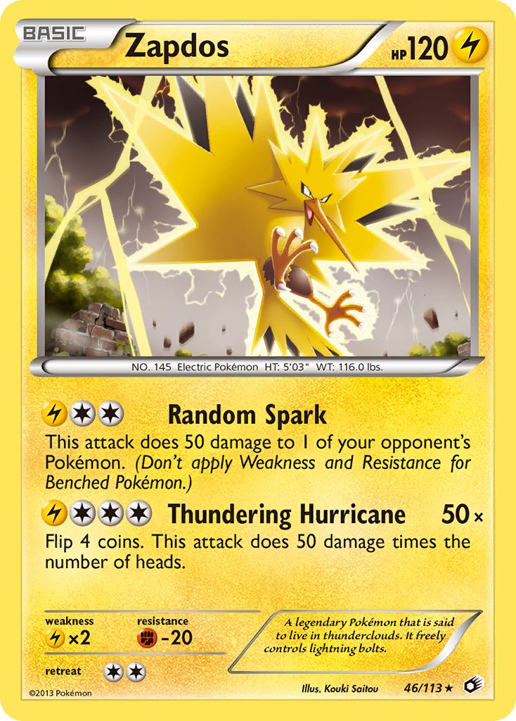 Zapdos | Legendary Treasures 046/113