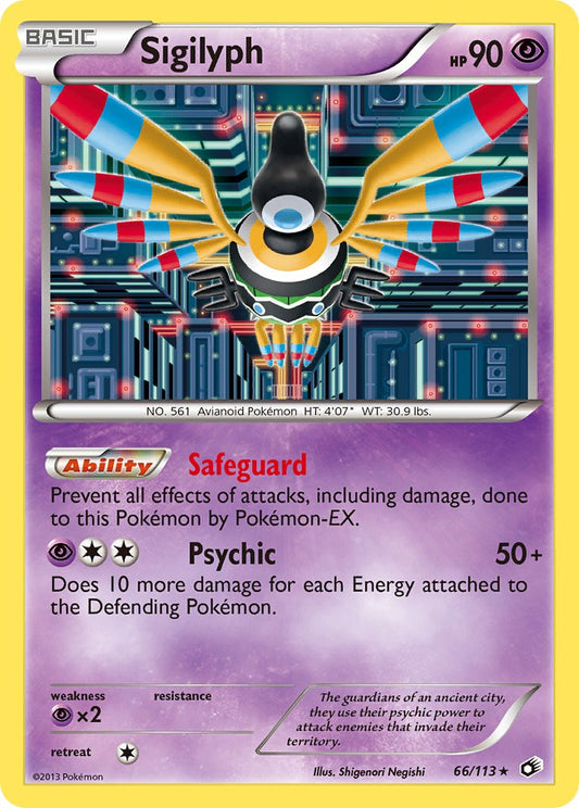 Sigilyph | Legendary Treasures 066/113