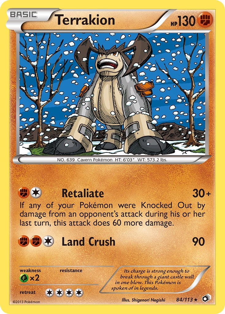 Terrakion | Legendary Treasures 084/113