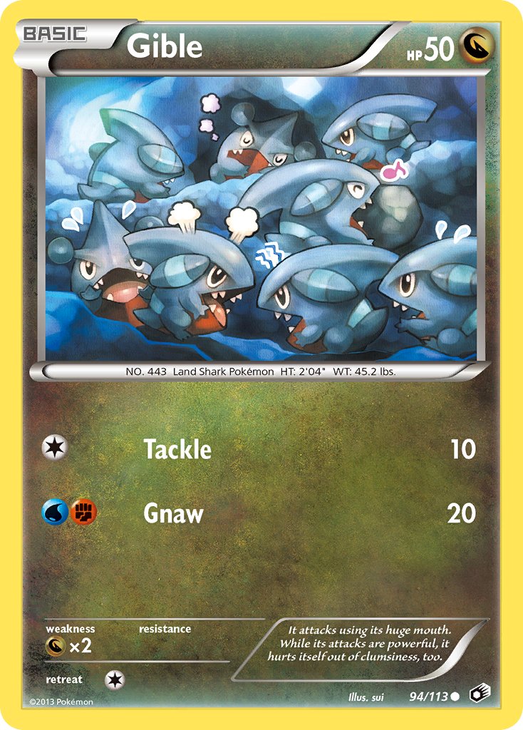 Gible | Legendary Treasures 094/113