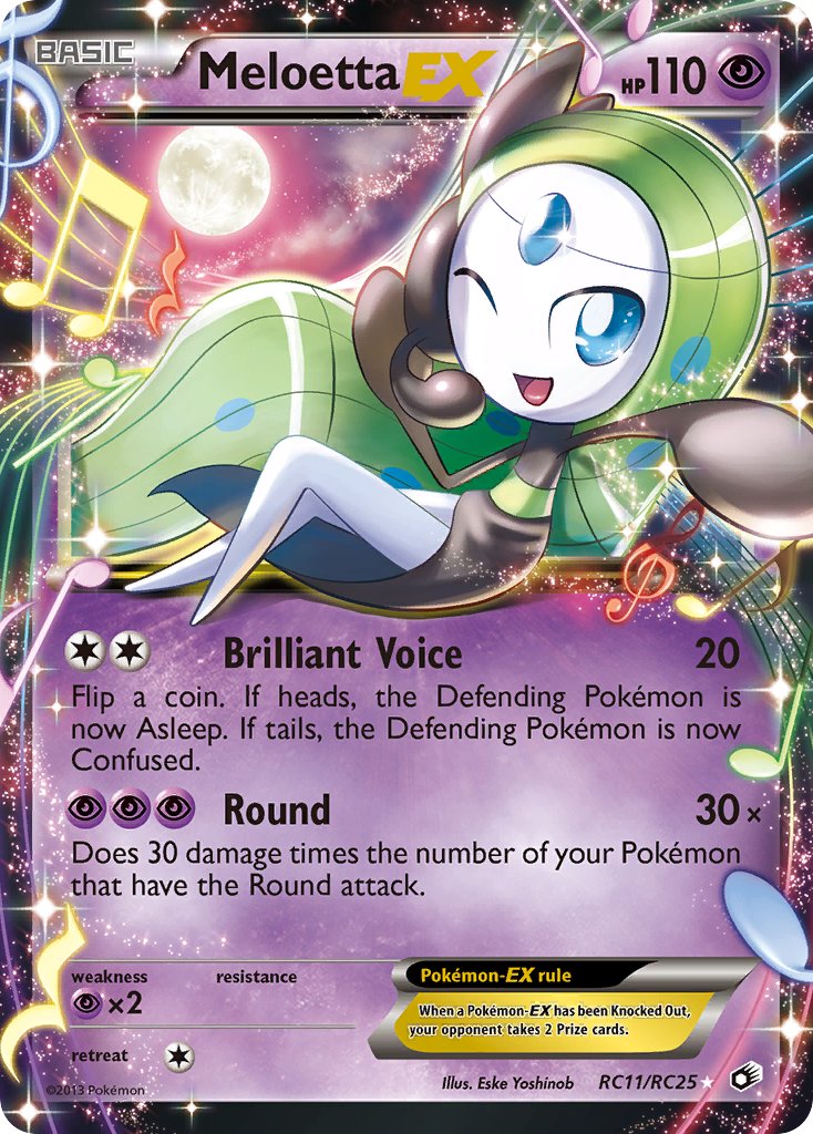 Meloetta EX | Legendary Treasures RC11/RC25