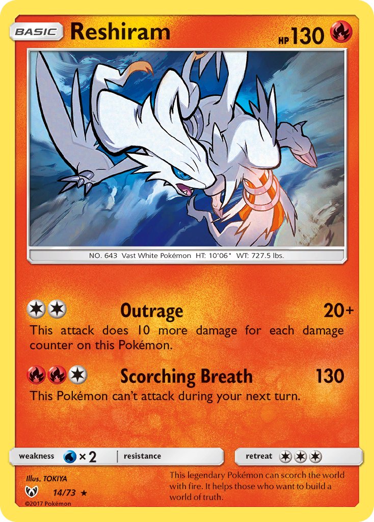 Reshiram | Shining Legends 14/73
