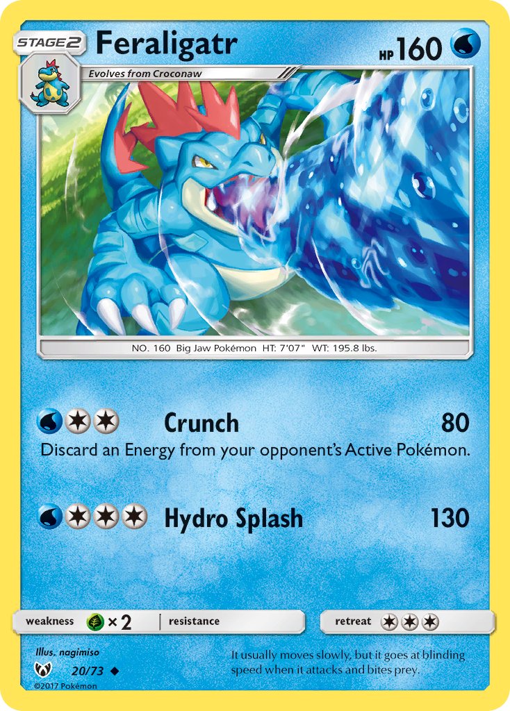 Feraligatr | Shining Legends 20/73