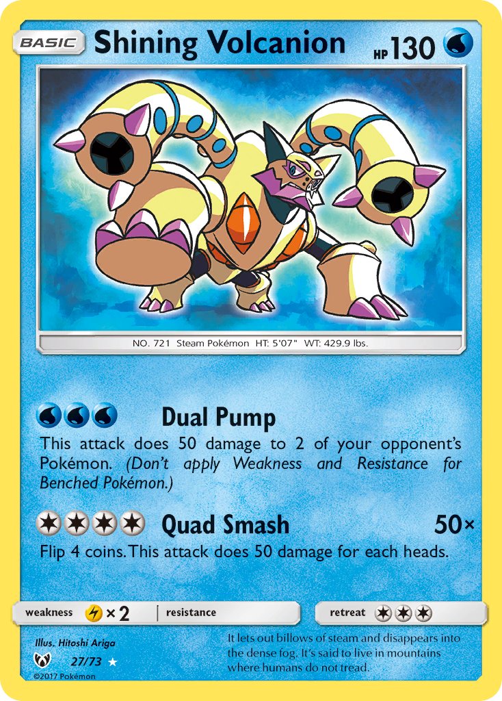 Shining Volcanion | Shining Legends 27/73