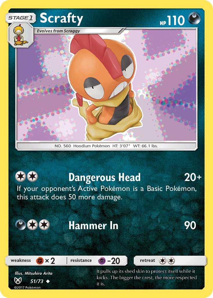 Scrafty | Shining Legends 51/73