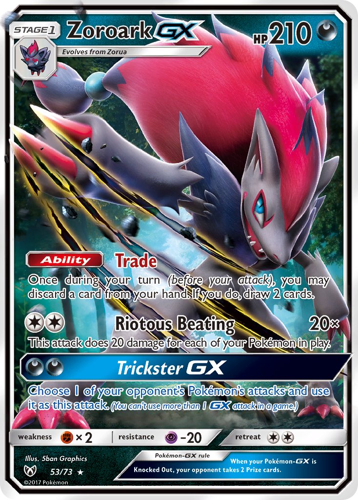 Zoroark GX | Shining Legends 53/73