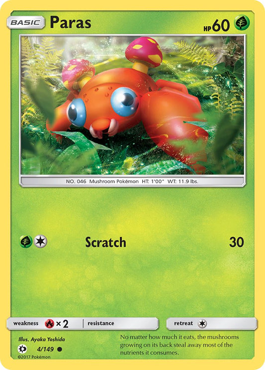 Paras | Sun & Moon Base Set 004/149