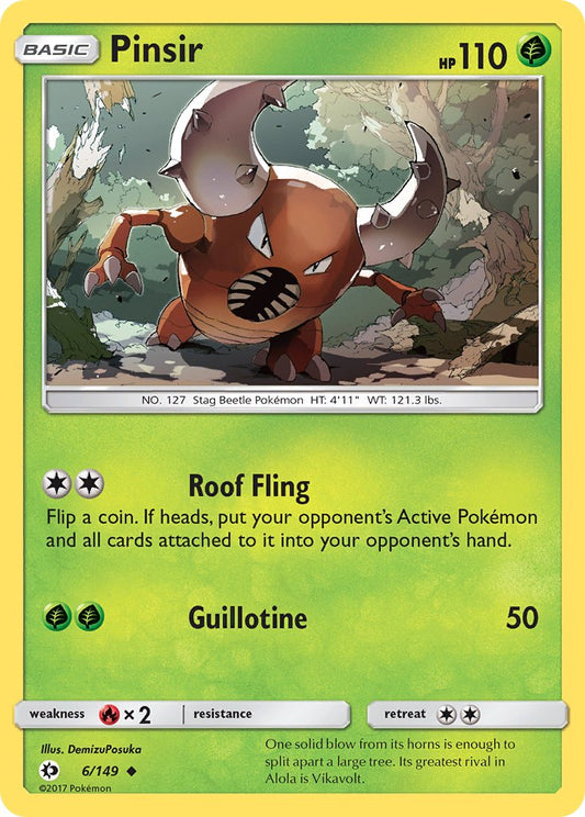 Pinsir | Sun & Moon Base Set 006/149