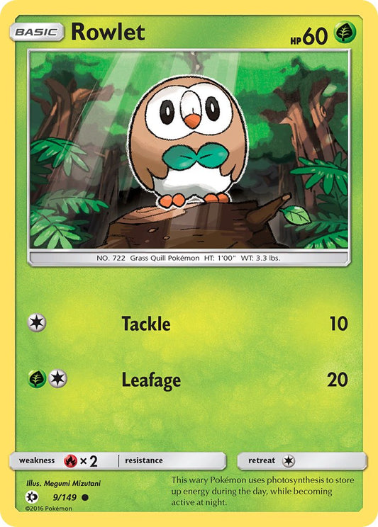 Rowlet | Sun & Moon Base Set 009/149